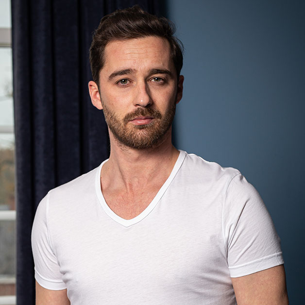 Weißes Basic T-Shirt für Herren