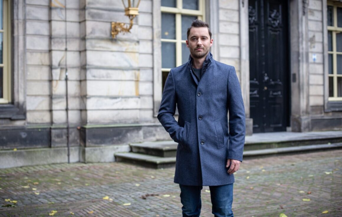 2023 Nieuwjaar - Mouw Vintage Club Stand Cool Kraag Lederen Mannen